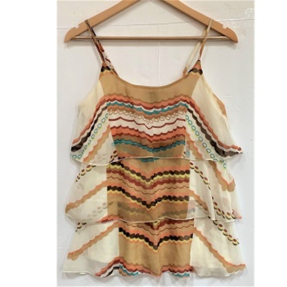 Fun & Flirt Tiered Colorful Tank Top
